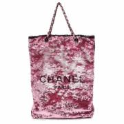 Chanel Vintage Pre-owned Laeder axelremsvskor Pink, Dam