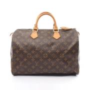 Louis Vuitton Vintage Pre-owned Canvas handvskor Brown, Dam