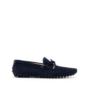 Roberto Cavalli Blå Mocka Loafers Casual Flats Blue, Herr