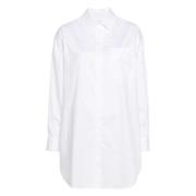 Calvin Klein Vit Casual Långärmad Skjorta White, Dam