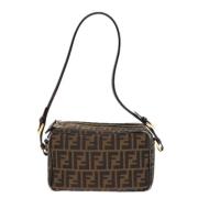 Fendi Vintage Pre-owned Canvas fendi-vskor Brown, Dam