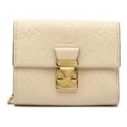 Louis Vuitton Vintage Pre-owned Laeder plnbcker Beige, Dam