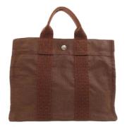 Hermès Vintage Pre-owned Canvas totevskor Brown, Dam