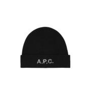 A.p.c. Harry mössa i svart Black, Unisex