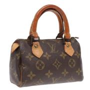 Louis Vuitton Vintage Pre-owned Canvas handvskor Brown, Dam