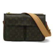 Louis Vuitton Vintage Pre-owned Canvas crossbodyvskor Brown, Dam