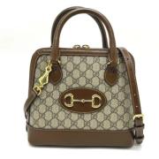 Gucci Vintage Pre-owned Tyg handvskor Brown, Dam