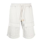 Eleventy Casual Bermuda Cargo Shorts i Grön White, Herr