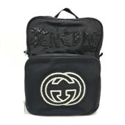 Gucci Vintage Pre-owned Canvas axelremsvskor Black, Dam