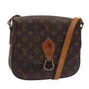 Louis Vuitton Vintage Pre-owned Canvas louis-vuitton-vskor Brown, Dam