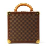 Louis Vuitton Vintage Pre-owned Tyg louis-vuitton-vskor Brown, Dam