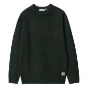 Carhartt Wip Anglistic Sweater - Ulltröja Green, Herr