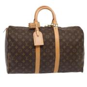 Louis Vuitton Vintage Pre-owned Canvas resvskor Brown, Dam