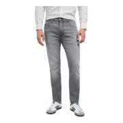 Lee Slim Fit Straight Leg Zip Fly Jeans Gray, Herr