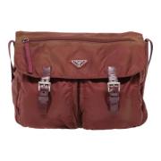 Prada Vintage Pre-owned Tyg prada-vskor Red, Dam