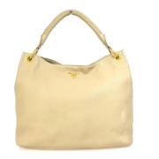 Prada Vintage Pre-owned Laeder prada-vskor Beige, Dam