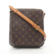 Louis Vuitton Vintage Pre-owned Canvas crossbodyvskor Brown, Dam