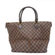 Louis Vuitton Vintage Pre-owned Tyg louis-vuitton-vskor Brown, Dam