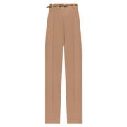 Max Mara Studio Bruna ullbyxor Regular Fit Brown, Dam