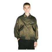 Comme des Garçons Blank Nylon Bomberjacka Green, Herr