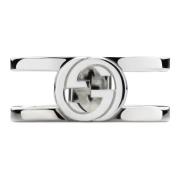 Gucci Interlocking Interlocking G ring i sterlingsilver_stor 9mm Gray,...