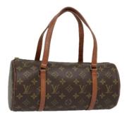 Louis Vuitton Vintage Pre-owned Canvas handvskor Brown, Dam