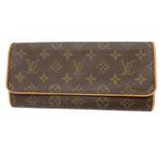 Louis Vuitton Vintage Pre-owned Canvas louis-vuitton-vskor Brown, Dam