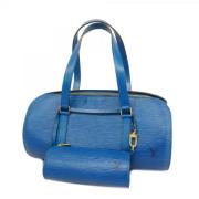 Louis Vuitton Vintage Pre-owned Tyg louis-vuitton-vskor Blue, Dam