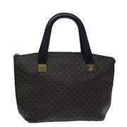 Celine Vintage Pre-owned Canvas handvskor Black, Dam