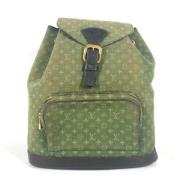 Louis Vuitton Vintage Pre-owned Canvas ryggsckar Green, Dam