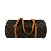 Louis Vuitton Vintage Pre-owned Tyg louis-vuitton-vskor Brown, Dam