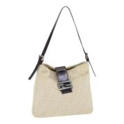 Fendi Vintage Pre-owned Canvas fendi-vskor Beige, Dam