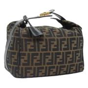 Fendi Vintage Pre-owned Canvas fendi-vskor Brown, Dam