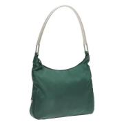 Prada Vintage Pre-owned Nylon prada-vskor Green, Dam