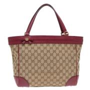 Gucci Vintage Pre-owned Canvas gucci-vskor Beige, Dam