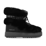 Moon Boot Snö stövlar MB Ltrack Faux Fur WP Black, Dam