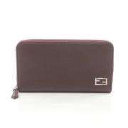 Fendi Vintage Pre-owned Laeder plnbcker Brown, Dam