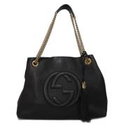 Gucci Vintage Pre-owned Laeder gucci-vskor Black, Dam