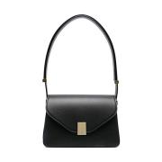 Lanvin Stilren Läder Väska Black, Dam