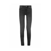 Liu Jo Svarta Denim Slim Jeans Black, Dam