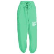 Pharmacy Industry Casual Sweatpants med Dragsko och Logotyptryck Green...