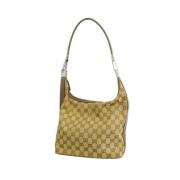 Gucci Vintage Pre-owned Canvas gucci-vskor Beige, Dam