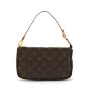 Louis Vuitton Vintage Pre-owned Canvas kuvertvskor Brown, Dam