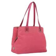 Prada Vintage Pre-owned Nylon prada-vskor Pink, Dam