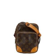 Louis Vuitton Vintage Pre-owned Canvas crossbodyvskor Brown, Dam