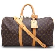 Louis Vuitton Vintage Pre-owned Canvas handvskor Brown, Dam