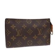 Louis Vuitton Vintage Pre-owned Canvas necessrer Brown, Dam