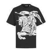 Burberry Ryttare Svart T-shirt Black, Herr