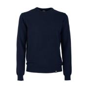 Colmar Blå Tröja Basic Crewneck Stil Blue, Herr