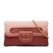 Dior Vintage Pre-owned Laeder crossbodyvskor Pink, Dam